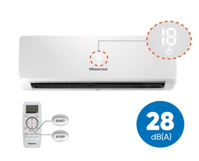 VRF šildymo-kondicionavimo sistemos vidiniai sieniniai blokai Hisense 